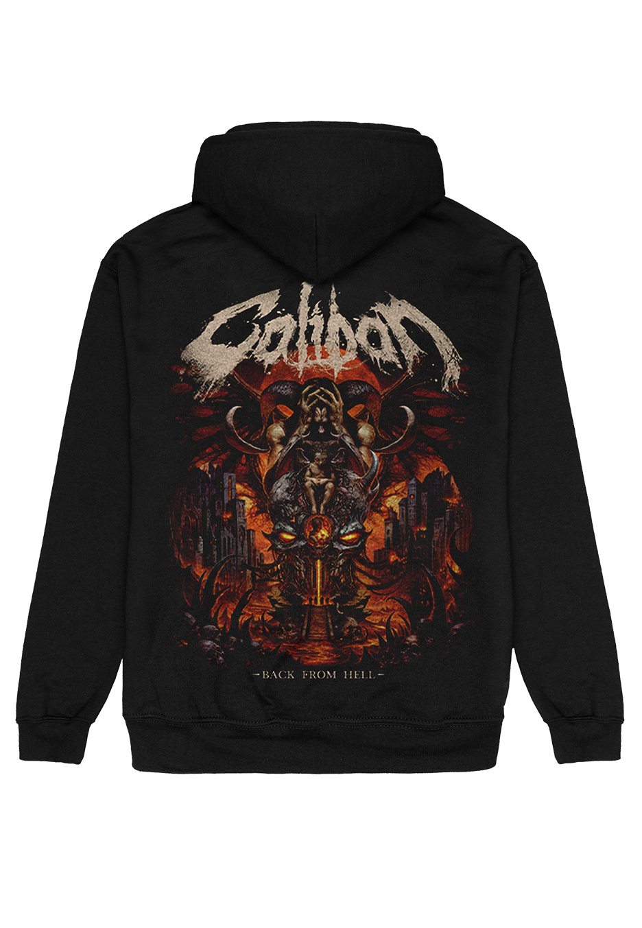 Caliban - Back From Hell Artwork - Hoodie | Neutral-Image