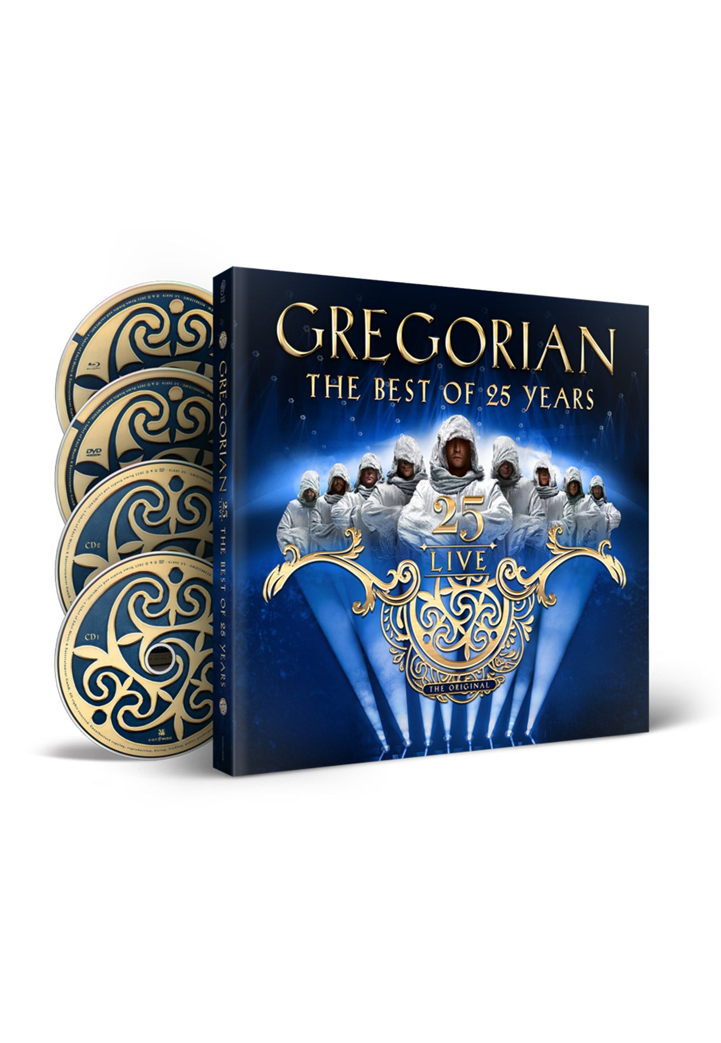 Gregorian - 25 LIVE - The Best Of 25 Years Ltd. Deluxe Edition - 2 CD + DVD + Blu-ray | Neutral-Image