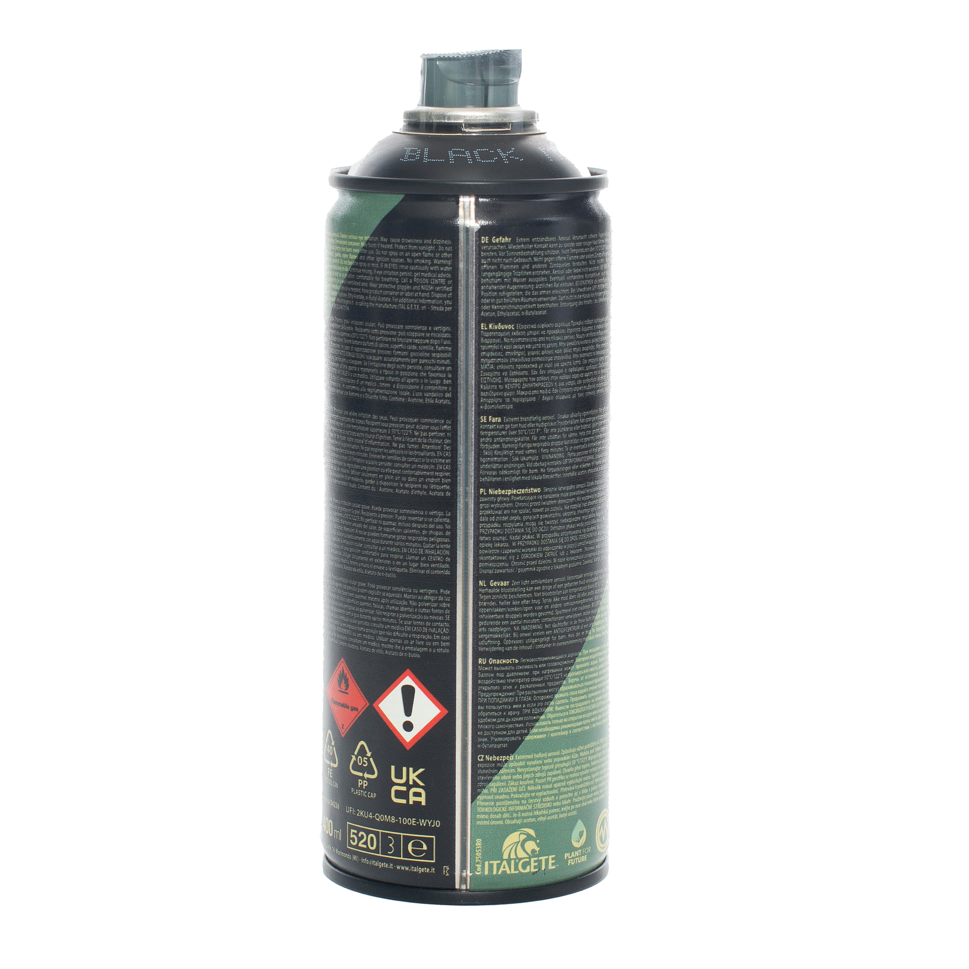 Marteria - Amazonas Black - Graffiti Can | Neutral-Image